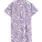 Canyon Paisley Shirt Dress in color Lavender Mist