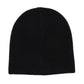 Wool/Cashmere  Waffle Beanie in color Black