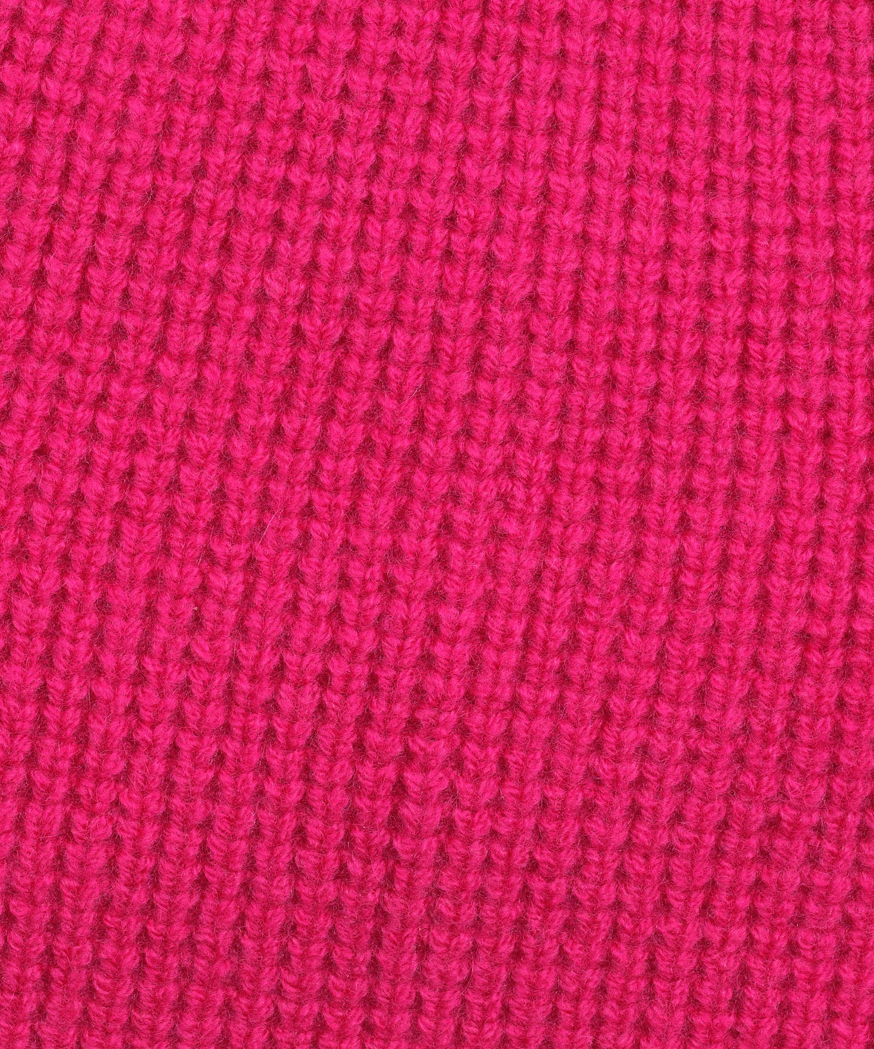 Wool/Cashmere  Waffle Beanie in color Electric Pink