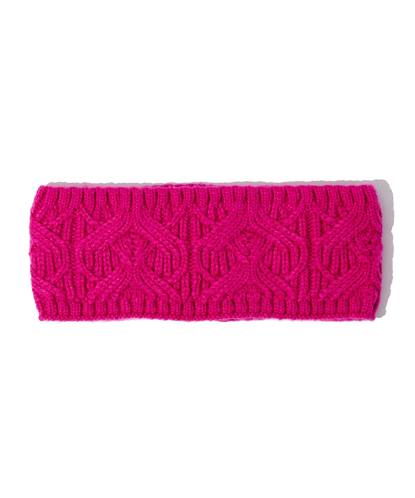Loopy Cable Headband in color Electric Pink
