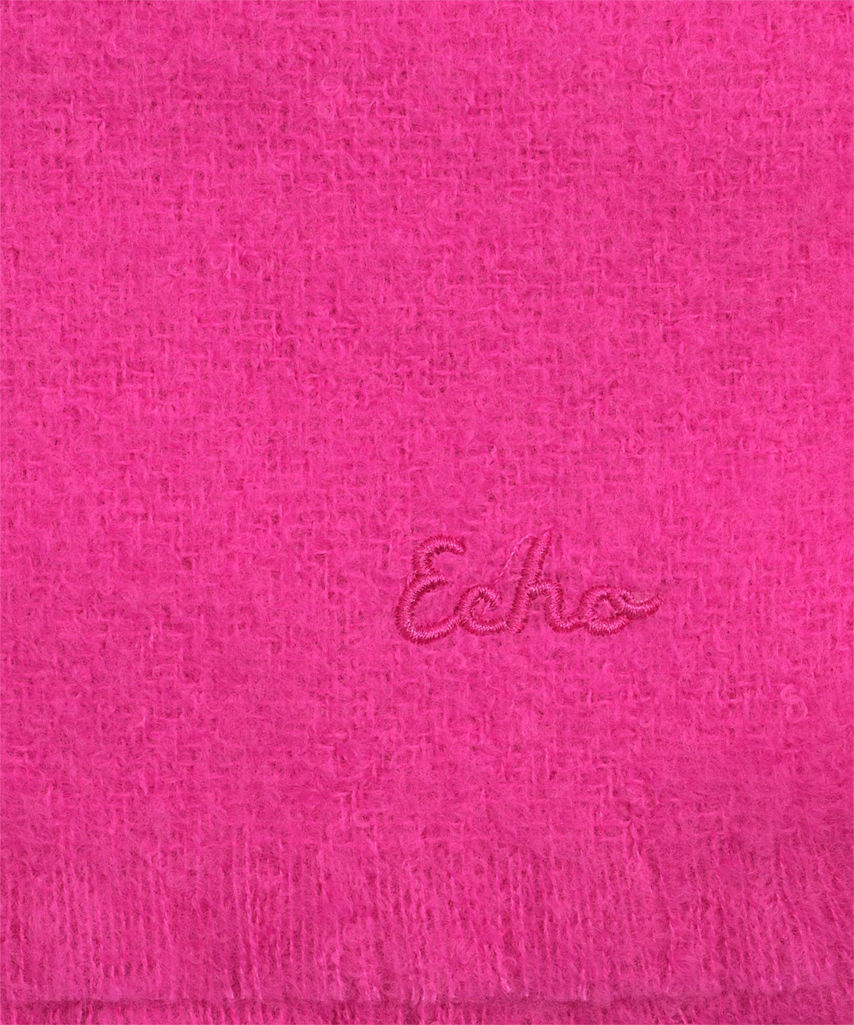 Buzzy Boucle Scarf in color Electric Pink