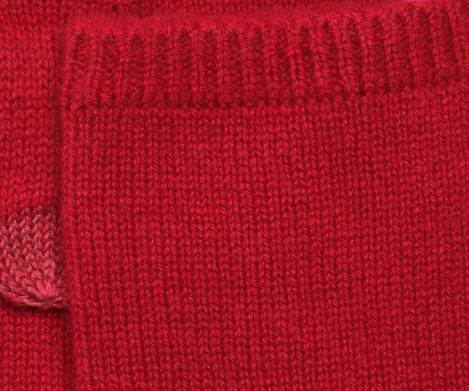 Cashmere Long Glove in color Red
