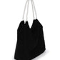 Terry 2-tone Tote in color Black