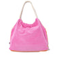 Terry 2-tone Tote in color Ultra Pink