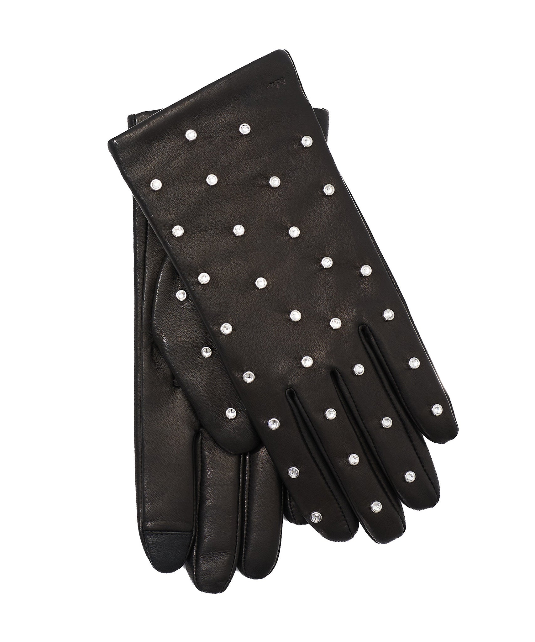 Crystals Glove in color Black