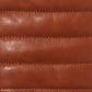 Channel Quilted Leather  Hand-warmer in color Chestnut