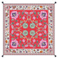 Wanderlust Silk Square in color Hibiscus