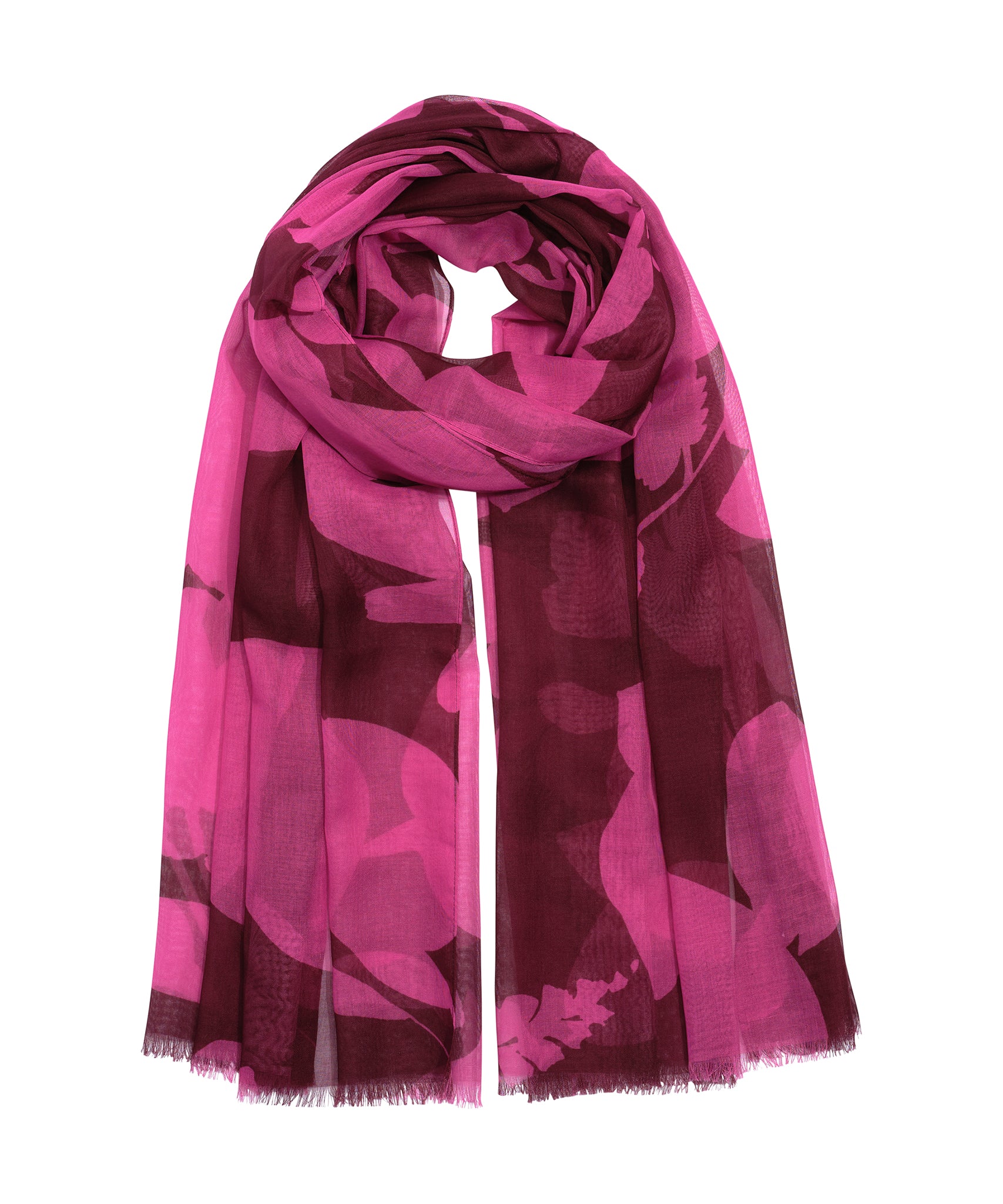 Flower Burst Sustainable Wrap in color Electric Pink