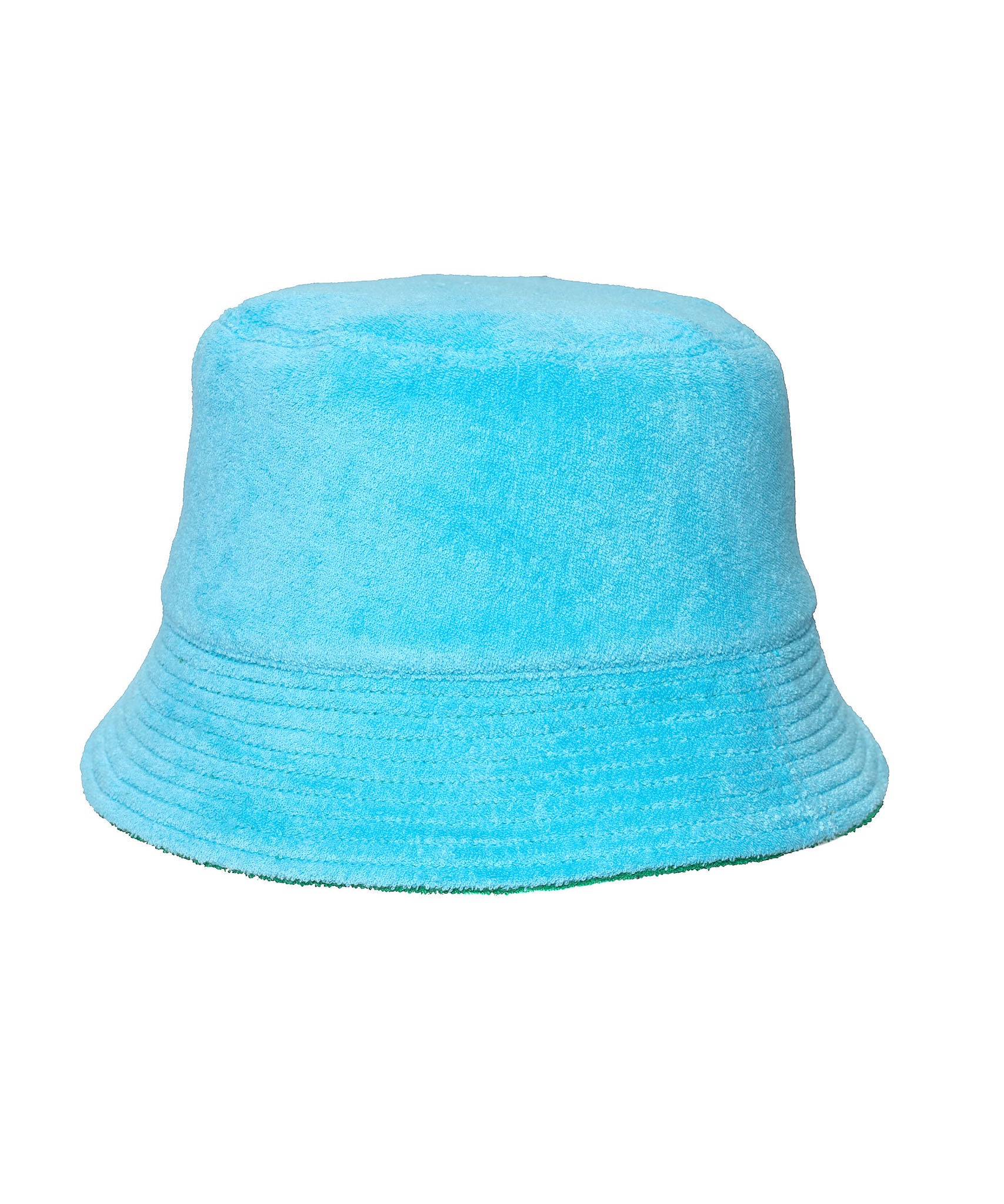Reversible Terry Bucket Hat in color Amazon Green