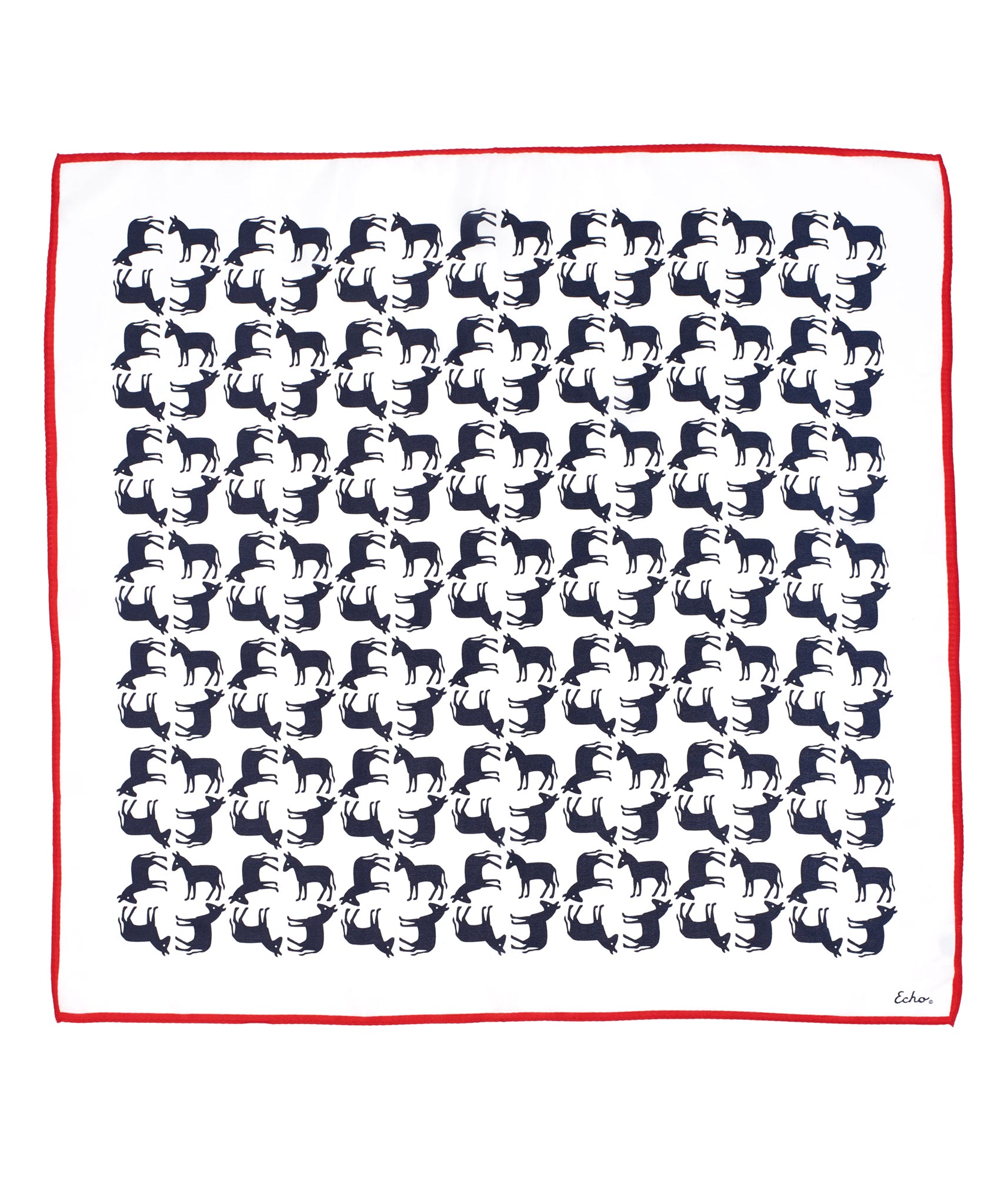 Political Party Cotton Scarf in color American Navy