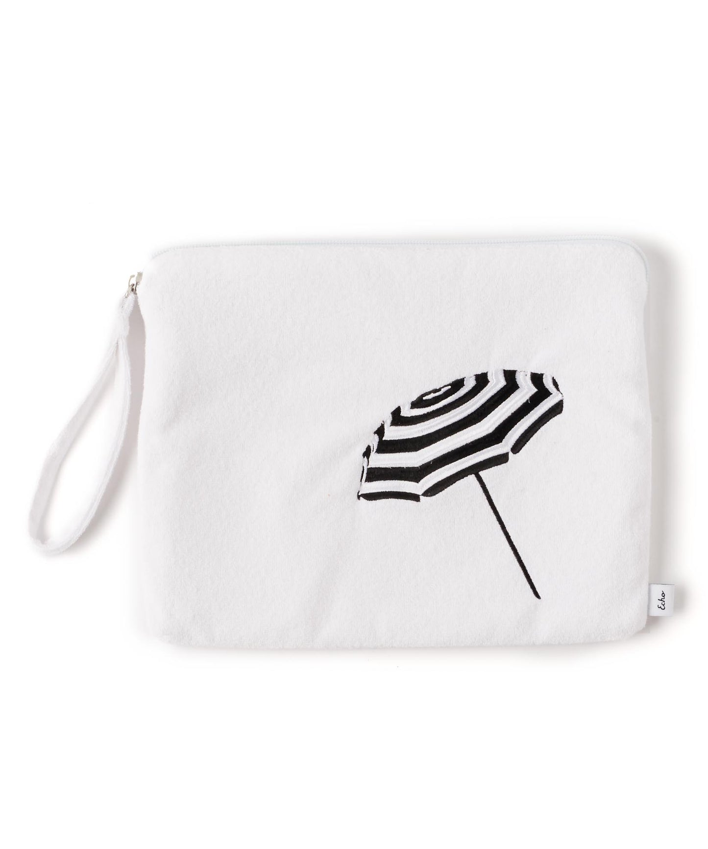 Umbrella Terry Bali Bikini Bag in color White