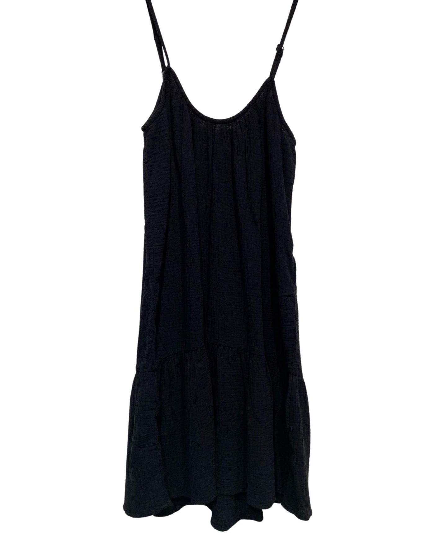 Supersoft Gauze Lilou Dress in color Black