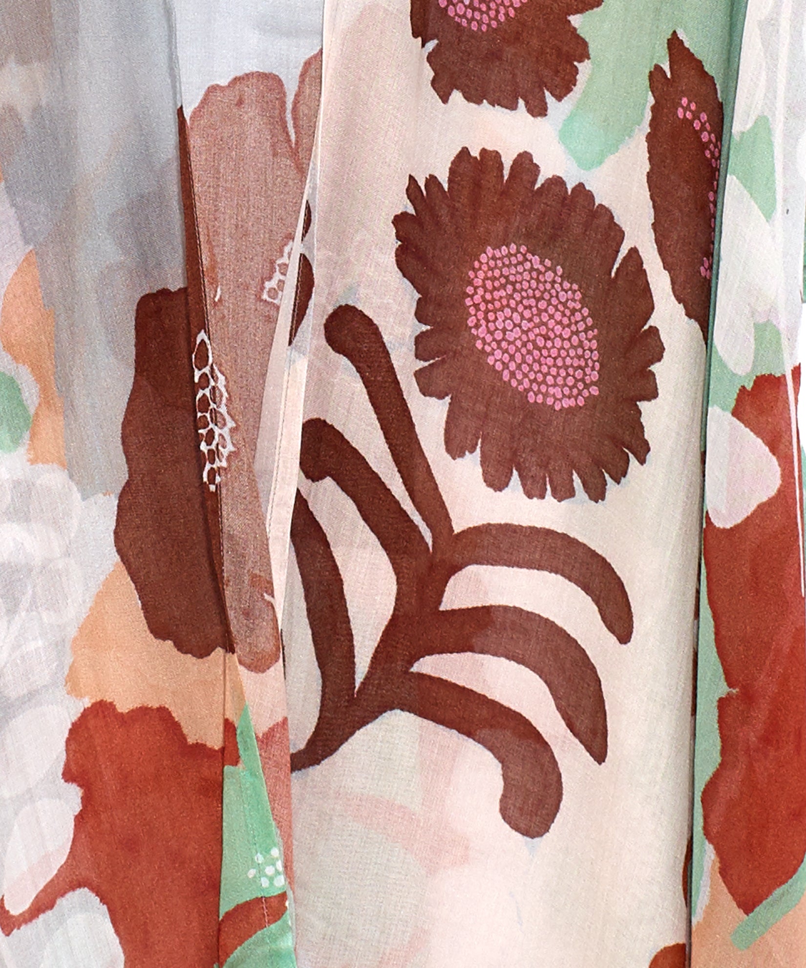 Wild Floral Duster in color Sienna