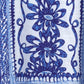 Sketchy Scroll Caftan in color Vista Blue