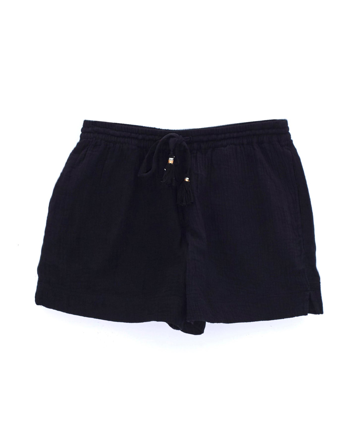Supersoft Gauze Beach Shorts in color Black