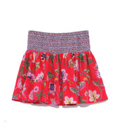 Wanderlust Mini Skirt in color Hibiscus