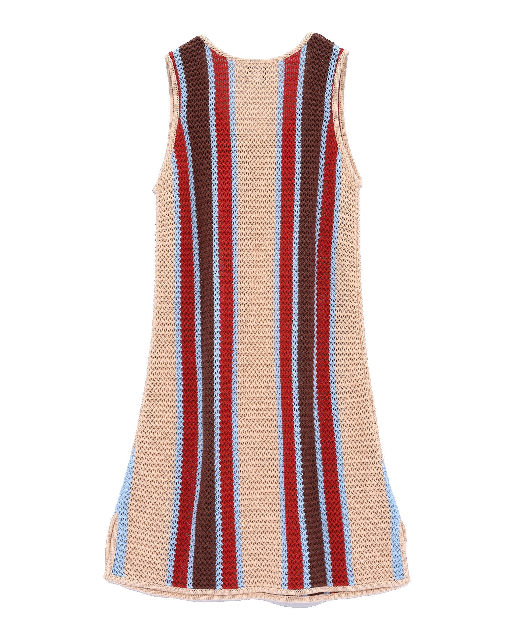 Adirondack Stripe Dress in color Sand