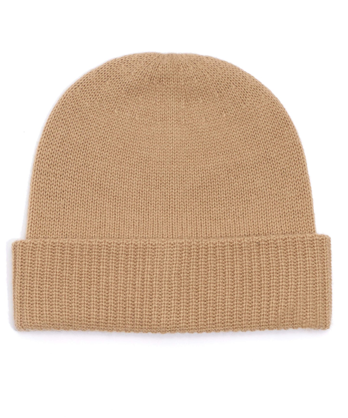 Wool/Cashmere Lofty Beanie in color Camel