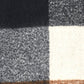 Field Plaid Plush Scarf in color Black