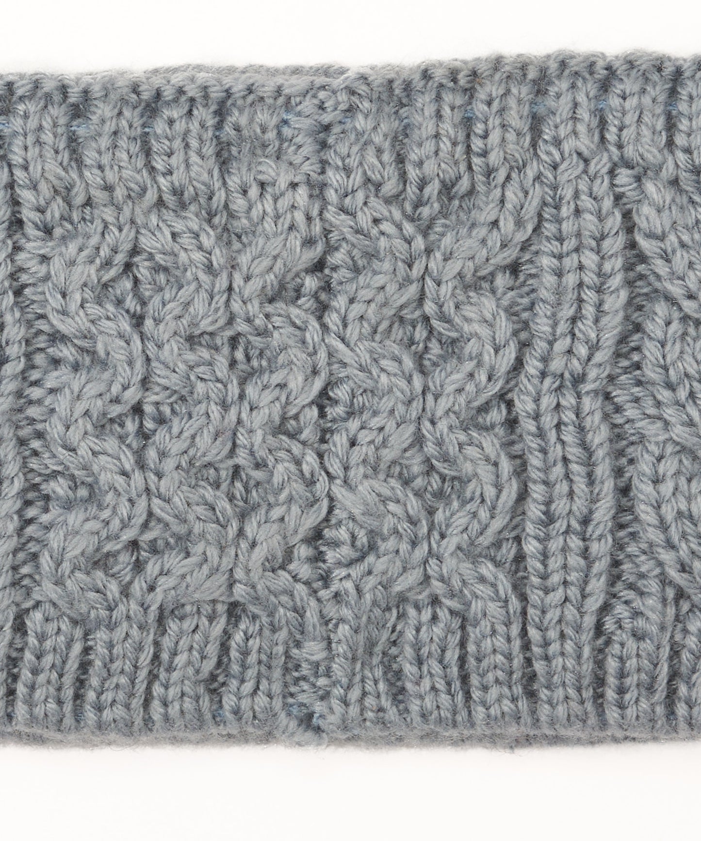 Recycled Wishbone Cable Headband in color Blue Shadow