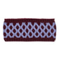 Recycled Bi-color Honeycomb Headband in color Mulled Wine
