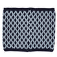 Recycled Bi-color Honeycomb Neck Warmer in color Navy