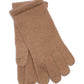 Echo Touch Glove in color Camel Heather