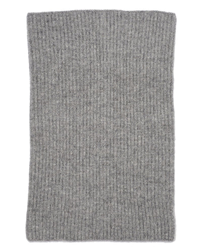 Wool/Cashmere  Neck Warmer in color Grey Heather