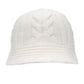 Cable Bucket Hat in color Cream