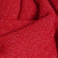 Plush Boucle Scarf in color Red