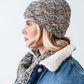 Marled Basetweave Beanie in color Copper
