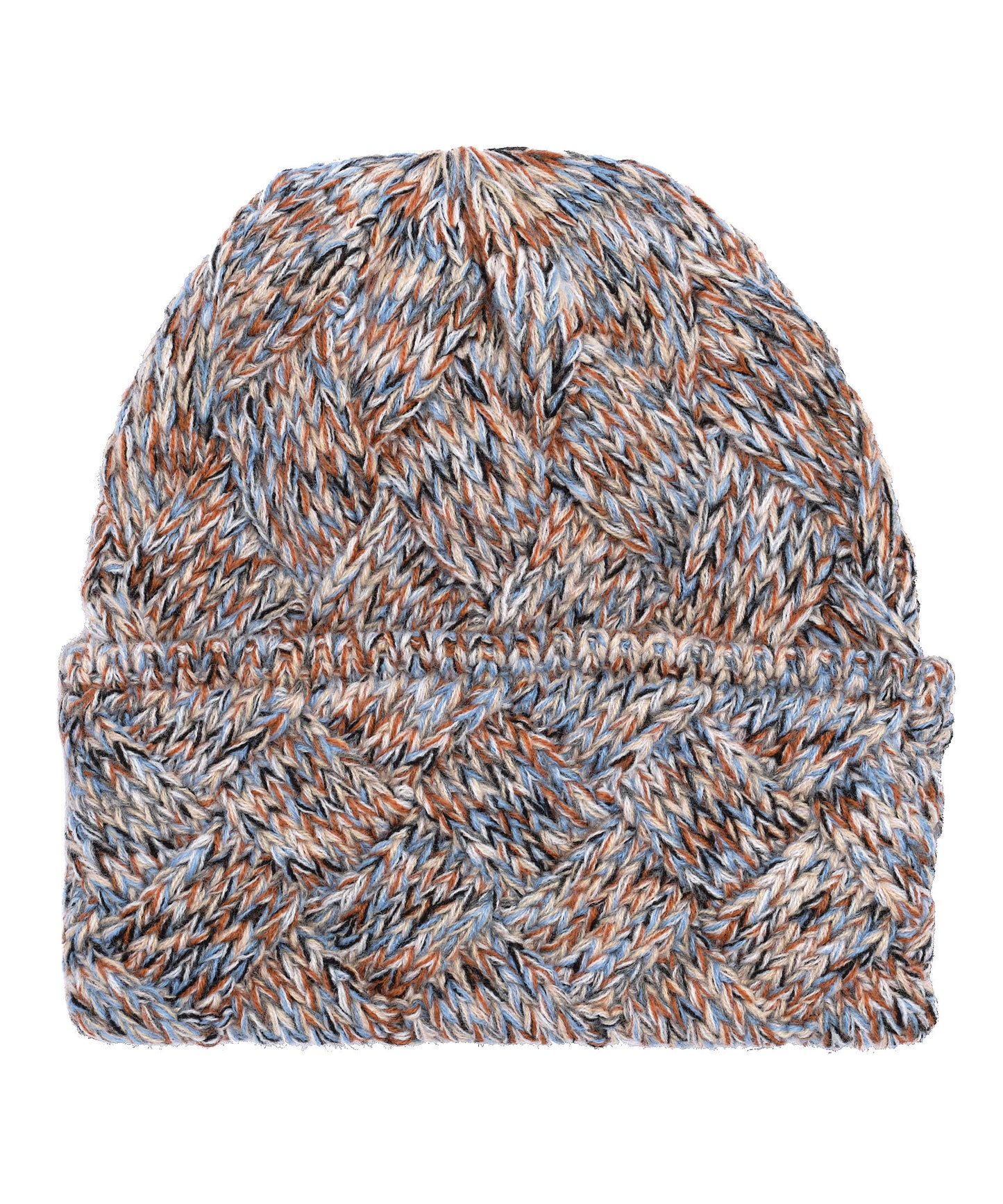 Marled Basetweave Beanie in color Copper