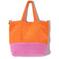 Terry Block Rocker Tote in color Ultra Pink