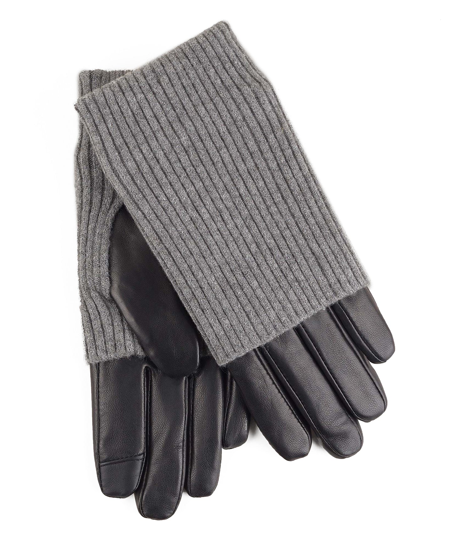 Fold Down Cuff Glove in color Black