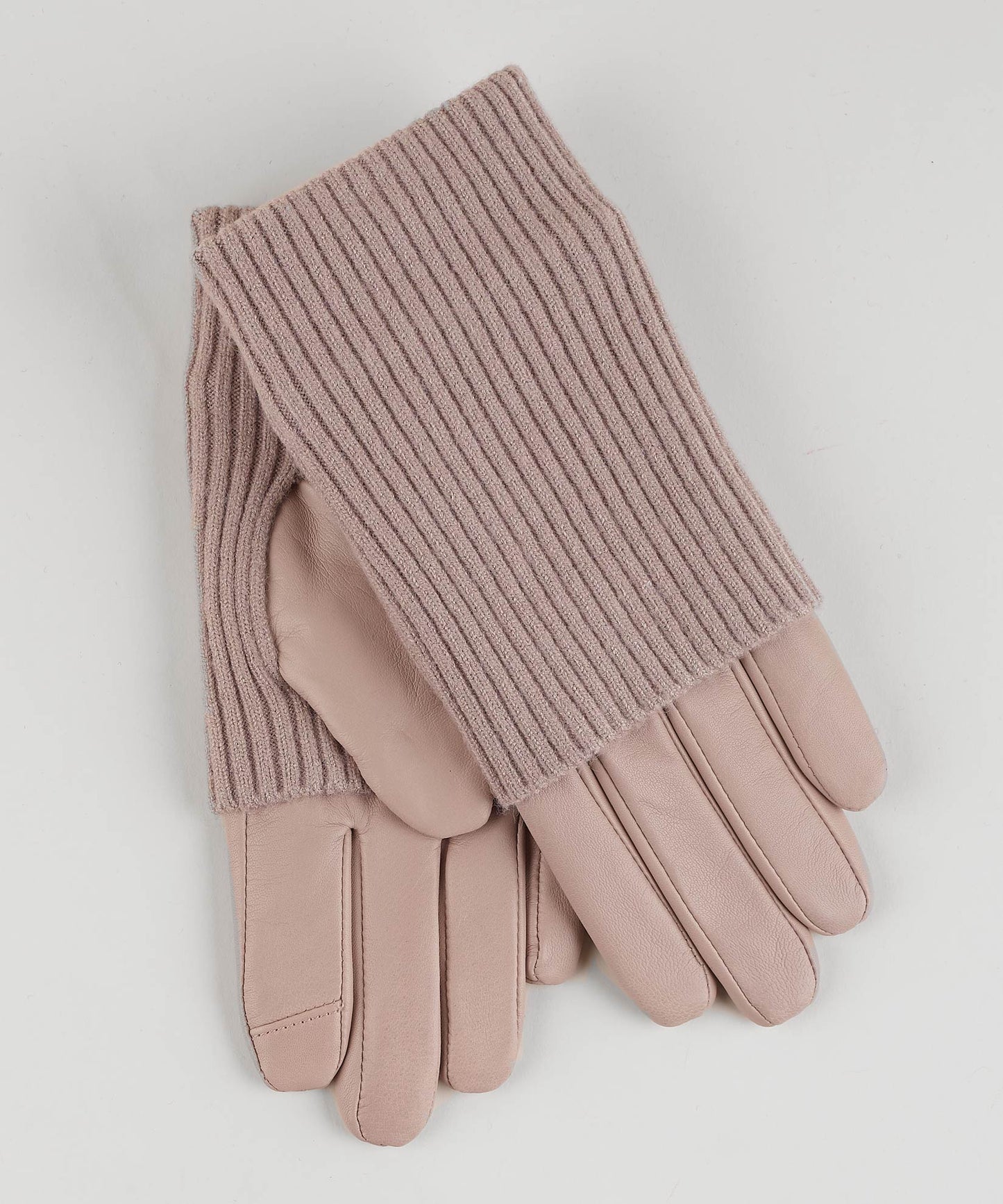 Fold Down Cuff Glove in color Teak