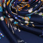 Heirloom Silk Square in color Maritime Navy