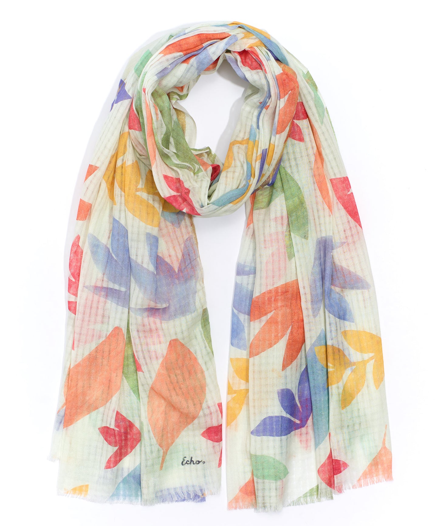 Floating Floral Wrap in color Multi