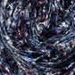 Celestial Swirl Velvet Tubular Wrap in color Charcoal