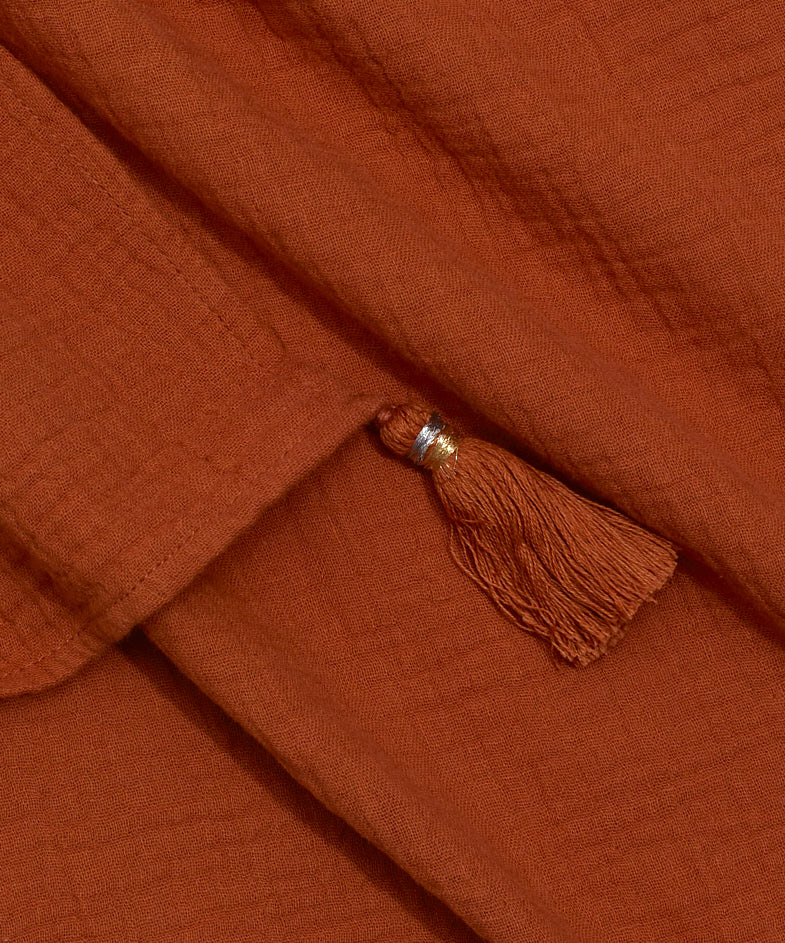 Double Gauze Wrap in color Sienna