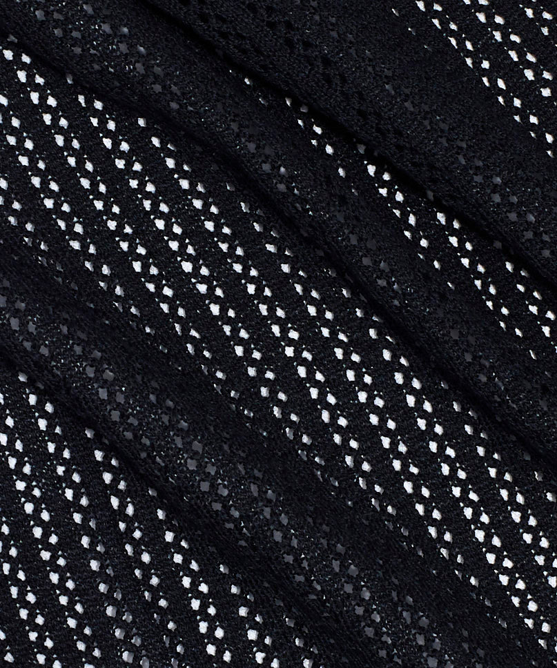 Netting Stitch Wrap in color Black