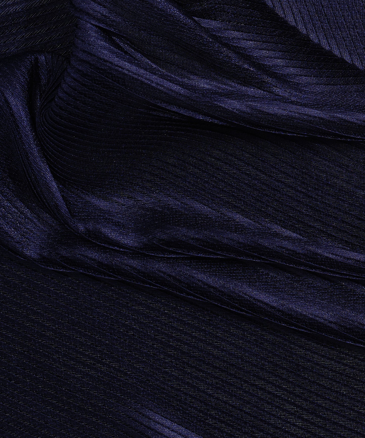 Pleated Radiance Wrap in color Navy