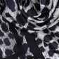Leopard Silk Square in color Black
