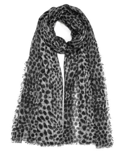 Leopard Wrap in color Black