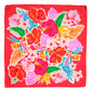 Tahiti Floral Silk Square in color Hibiscus