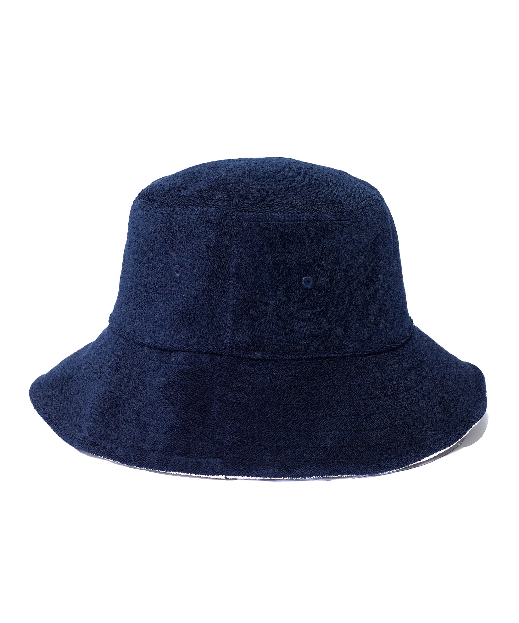 Reversible Terry Bucket Hat in color Navy