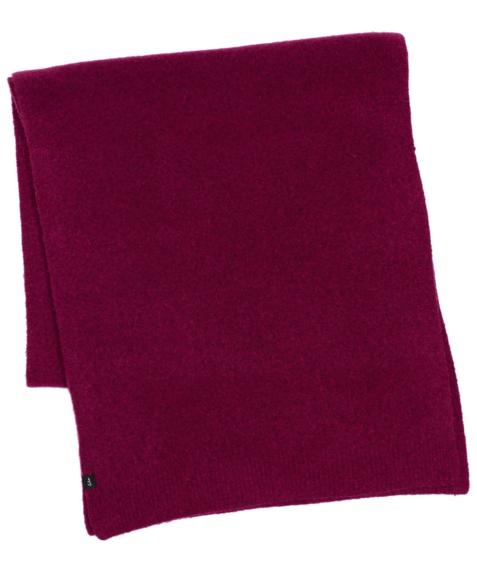 Jersey Muffler With Rib Edge in color Boysenberry