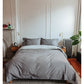 King Snap Duvet in color Stone